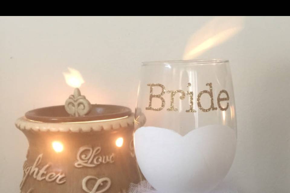 Bride Glass perfect for Engagement, Bridal Shower, or Wedding