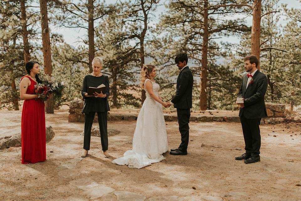 Ceremony in Pines