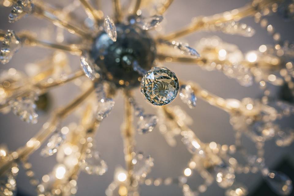 Cobalt Library Chandelier
