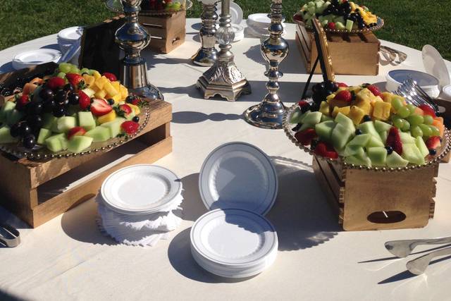 Fruit platter area