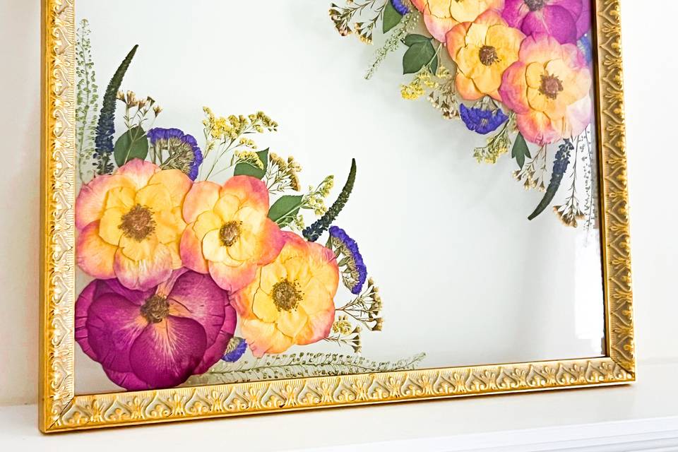 Custom Pressed Flower Frame