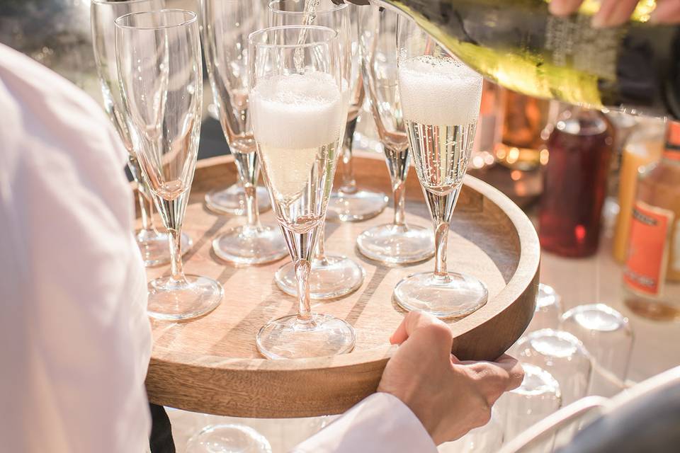 Champagne flutes