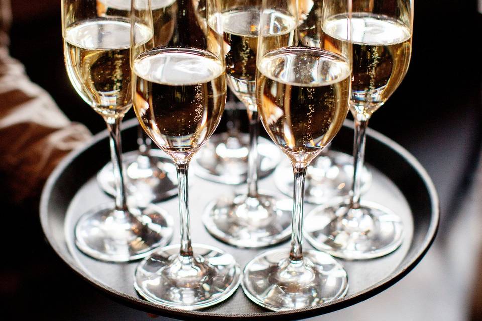 Champagne glasses