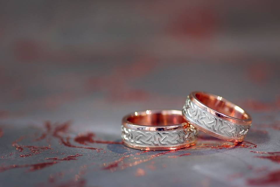 His-and-hers wedding bands