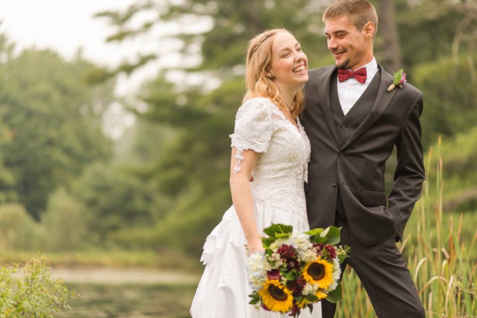 Vermont Bride and Groom