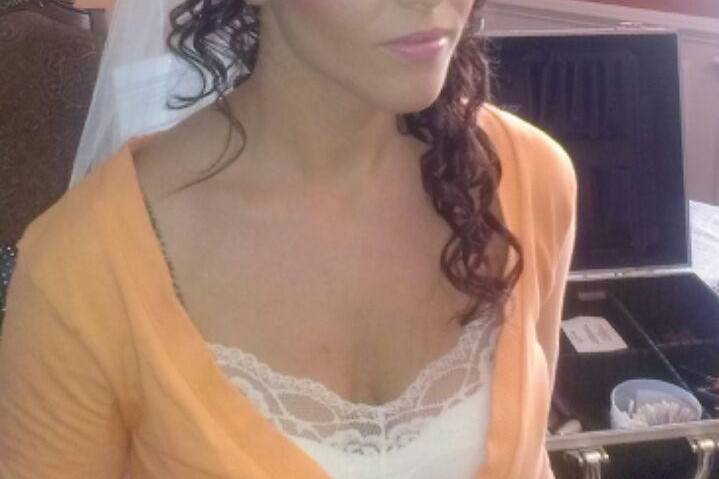 A classic look with false eyelashes