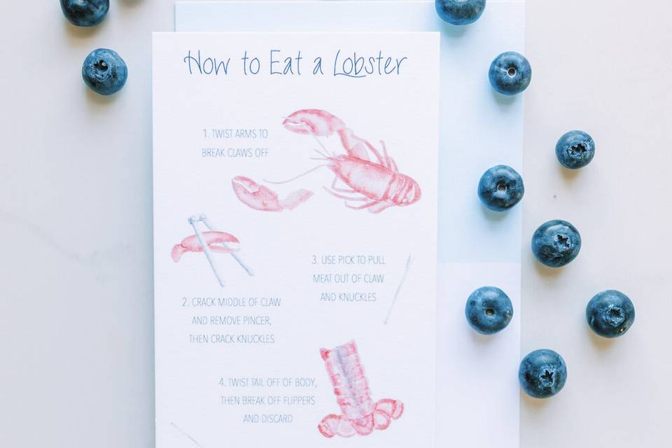 How to Eat a Lobster Cards