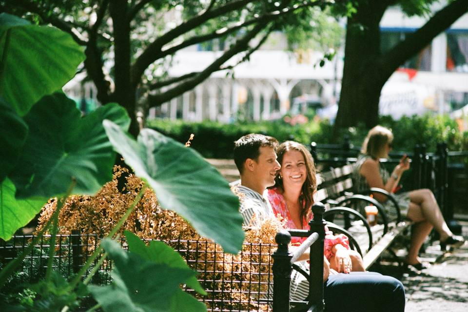 Engagement shoot in New York