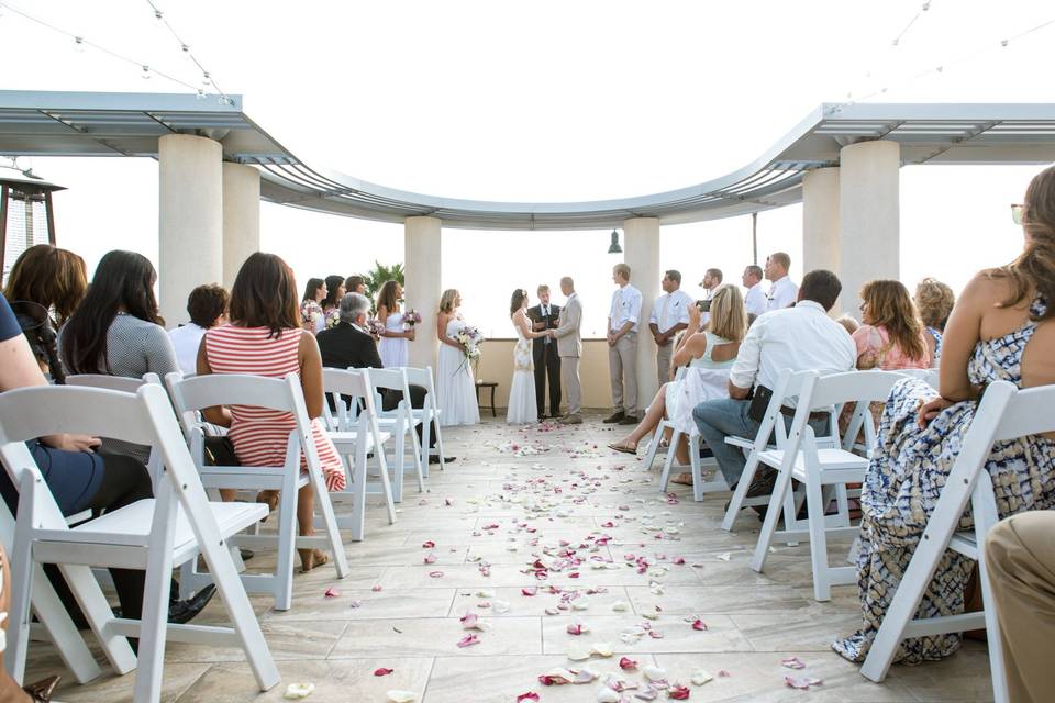 Outdoor ceremony