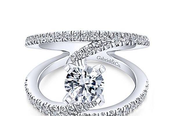 GABRIEL & CONOVAThe original NOVA Renewal engagement ring Designed so that the your most precious memory of the best day ever can gleam even brighter.