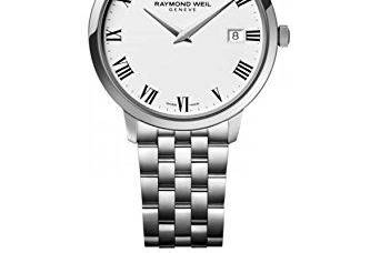 RAYMOND WEILTOCCATA5488-ST-00300Men's Quartz Watch, 39 mmSteel on steel, white dial
