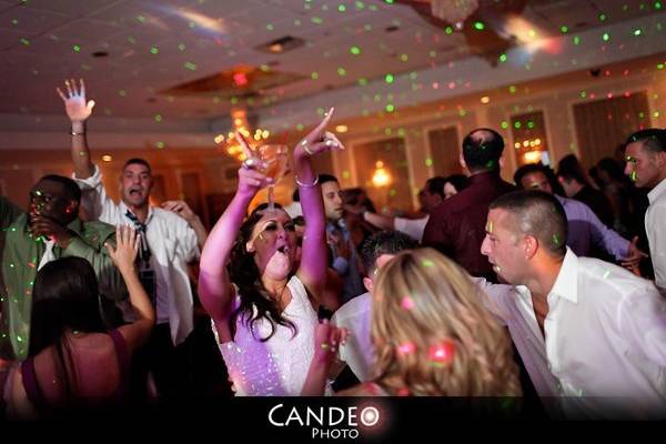 The bride with their guests