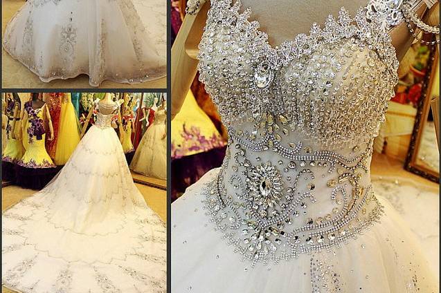 Bling Wedding Gown -  Canada