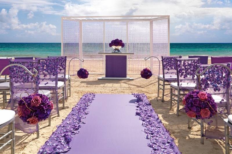 Wedding ceremony area