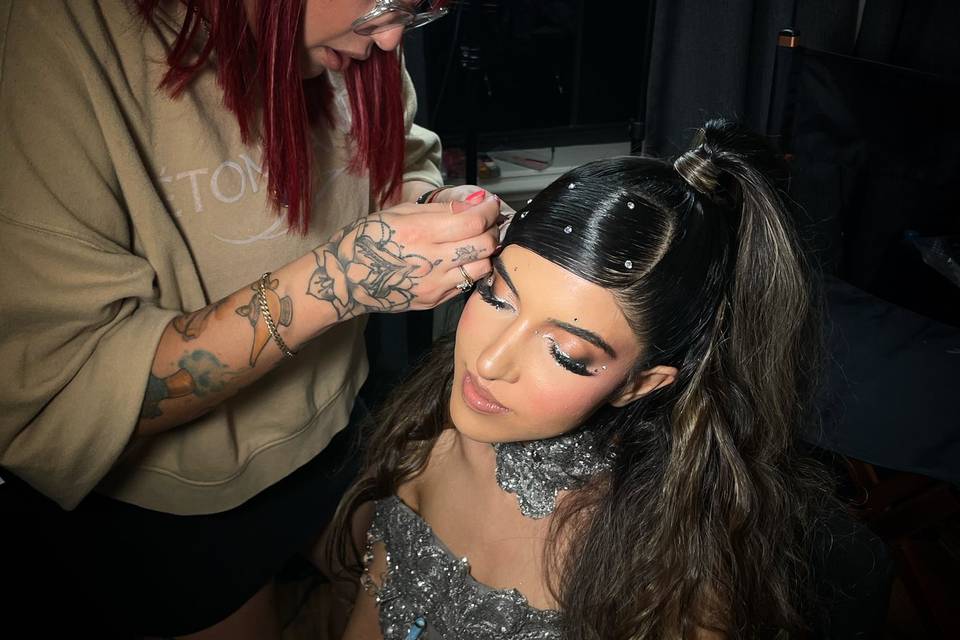 Hair and makeup