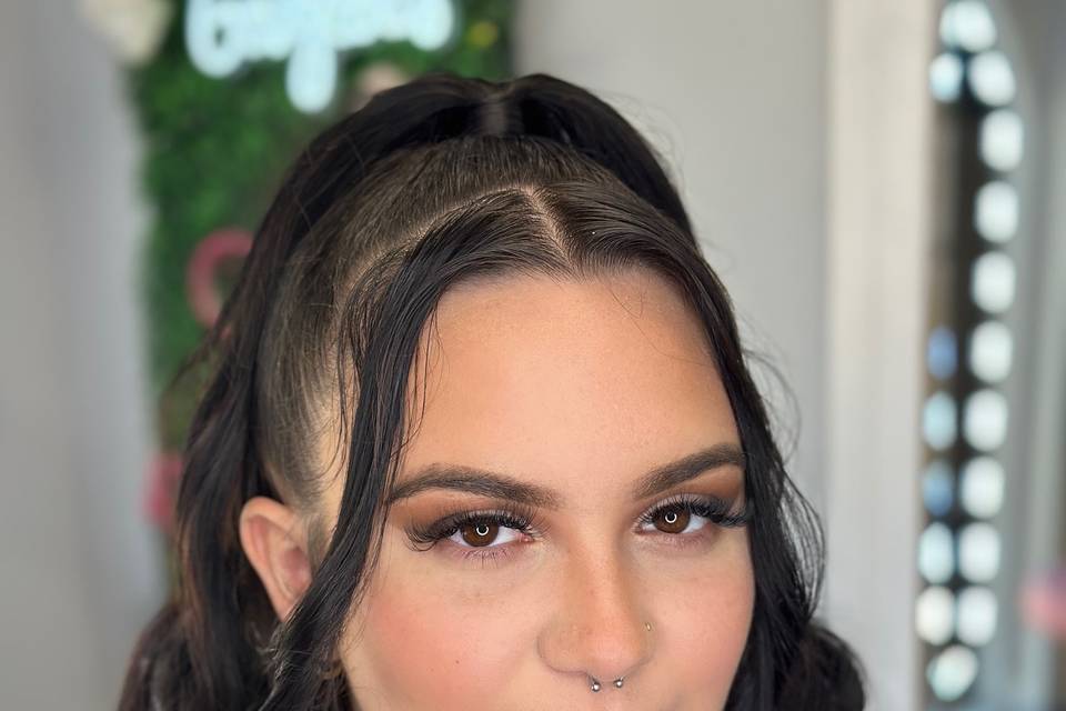 Hair and makeup