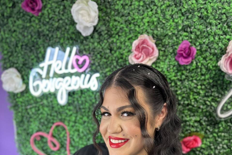 Hair and makeup