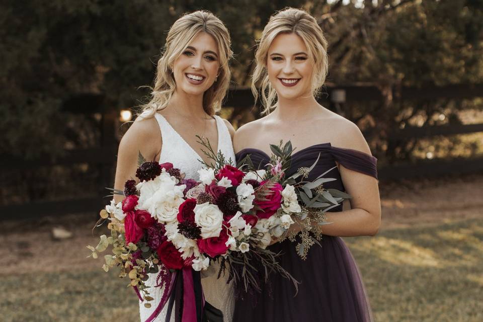 Floral ceremony arch