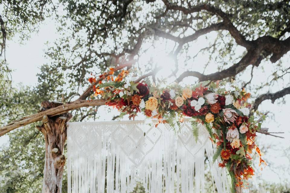 70's Inspired Boho Wedding