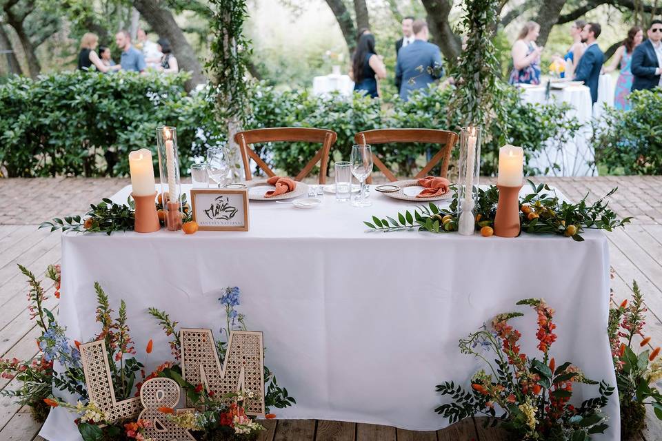 Sweetheart table