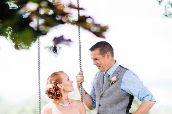 Couple at the gardens