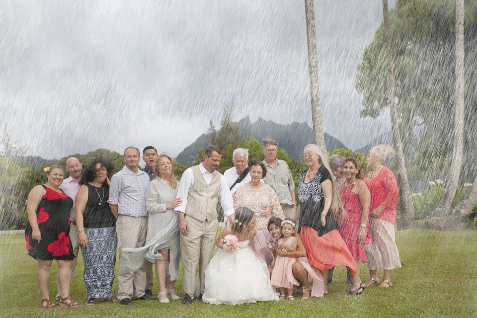 Marrying in the rain