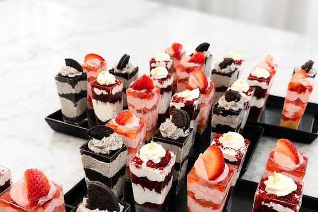 Oreo and Strawberry Shooters