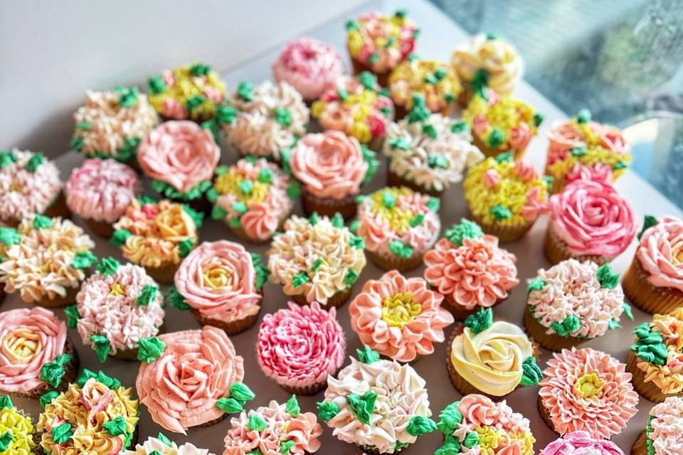 Floral Cupcakes