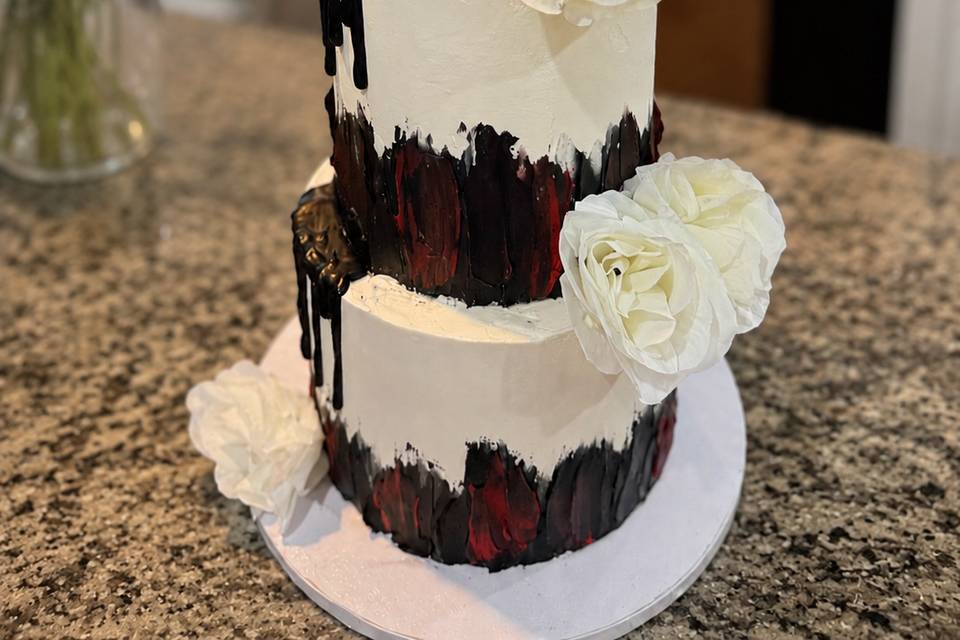 Buttercream wedding cake