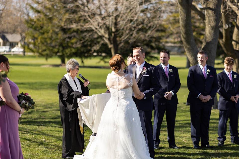 Down the aisle