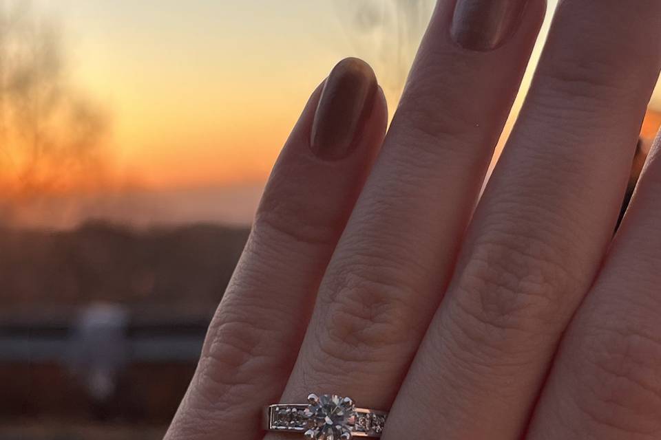 Sunset Enagegement