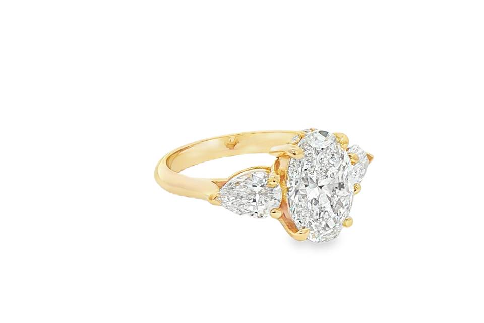 TriStone Custom Ring