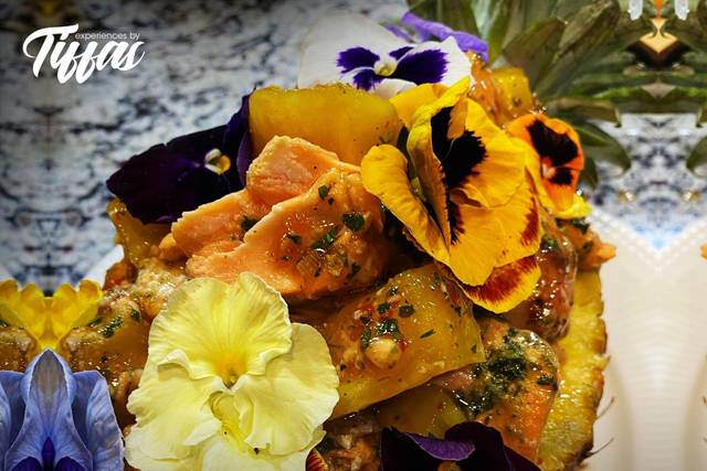 Pineapple salmon bowl