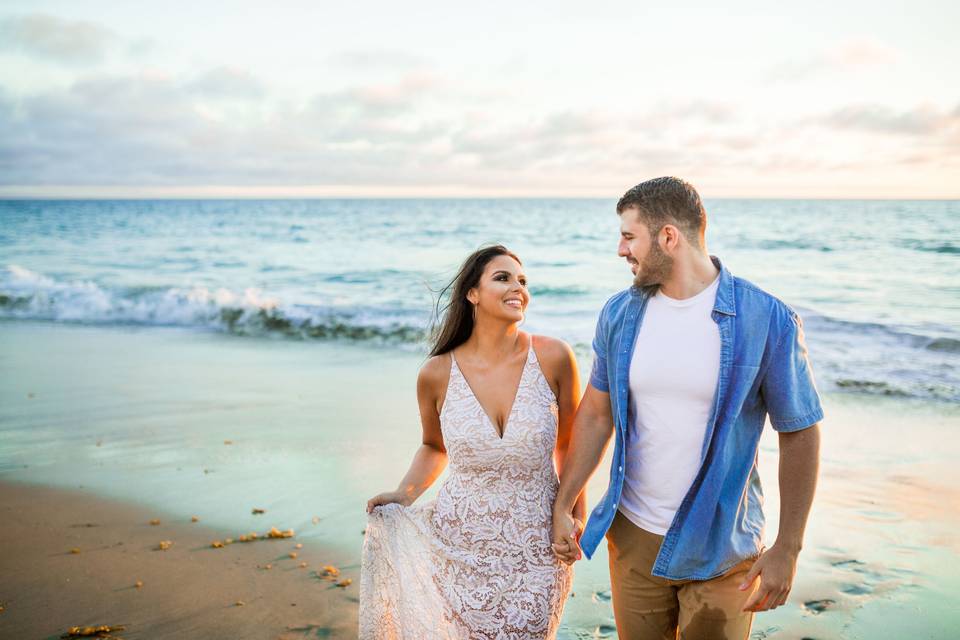 Strands Beach Engagement