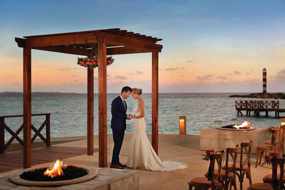 Beaches Turks wedding display