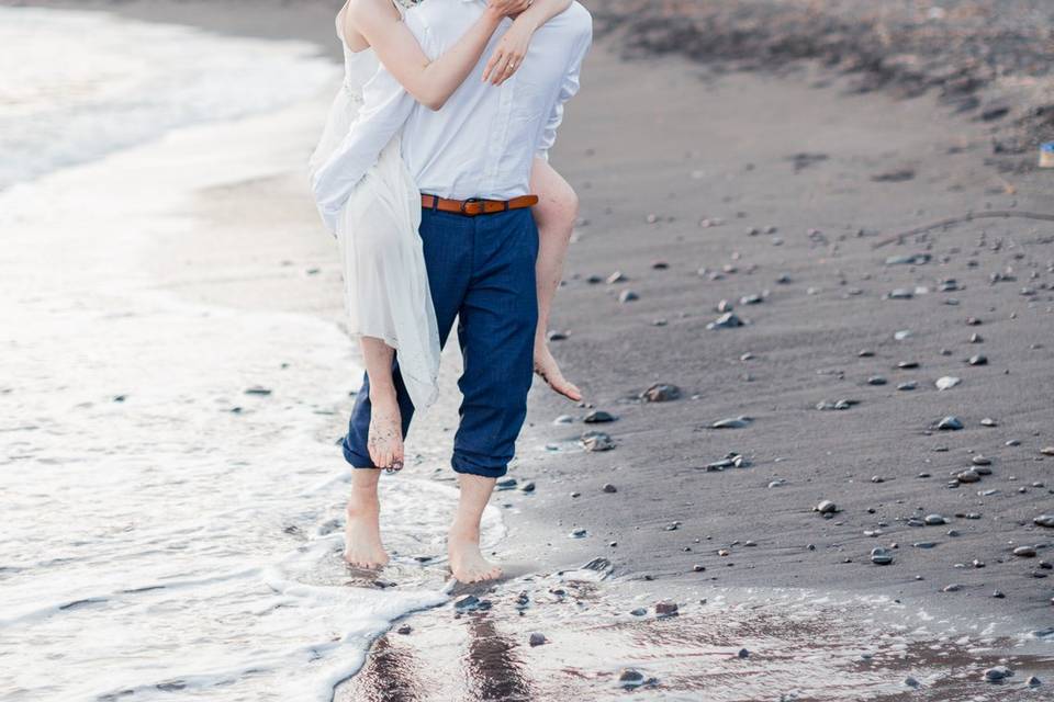 Santorini Beach Wedding