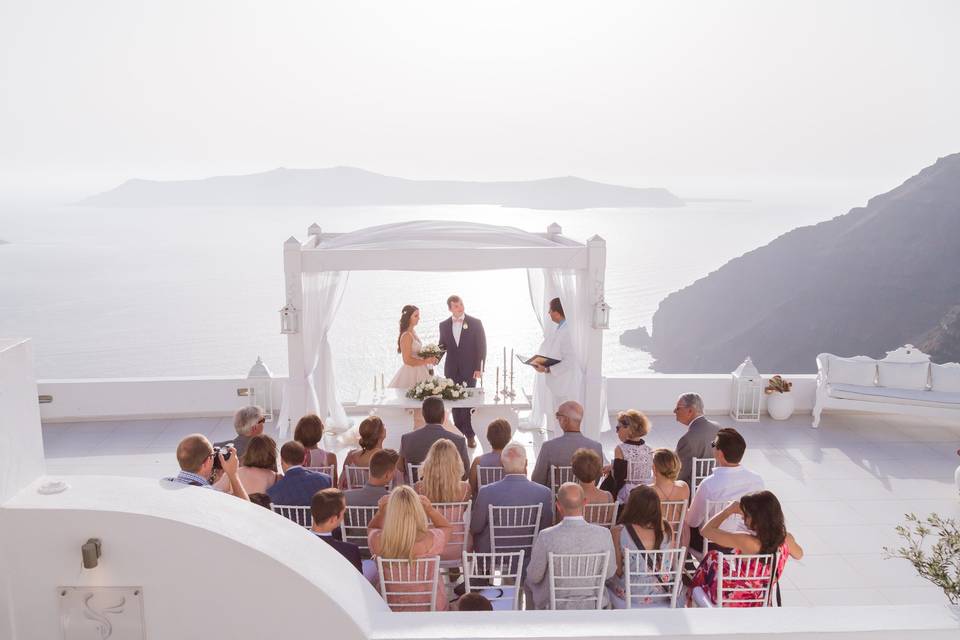 Dana villas wedding Santorini