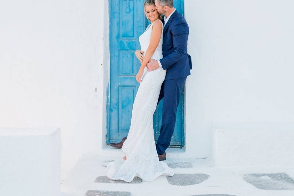 Santorini Elopement