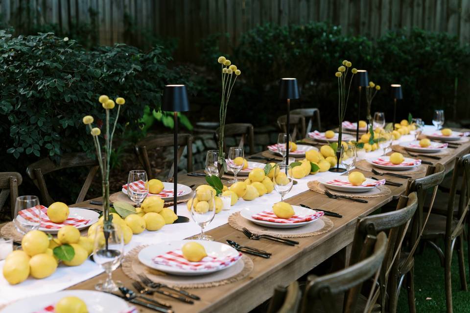 Outdoor reception