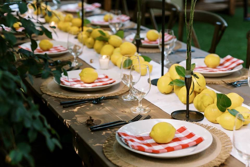 Outdoor reception