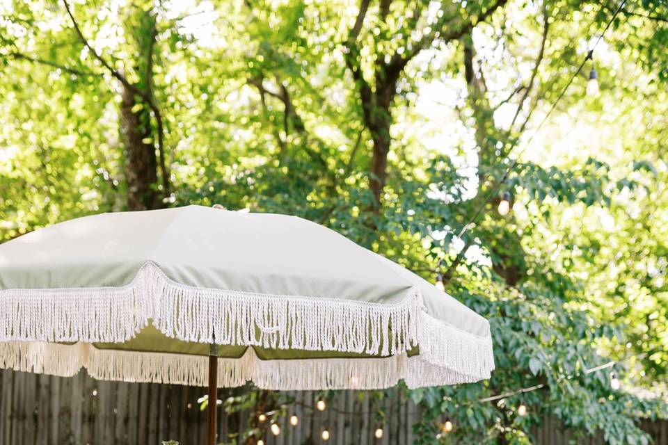 Flower cart setup