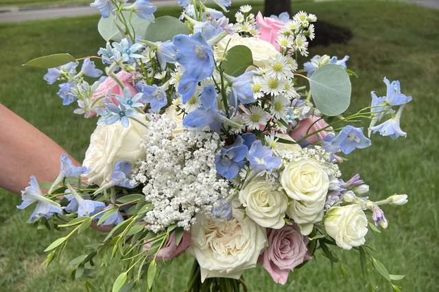 Garden style/blush-blue