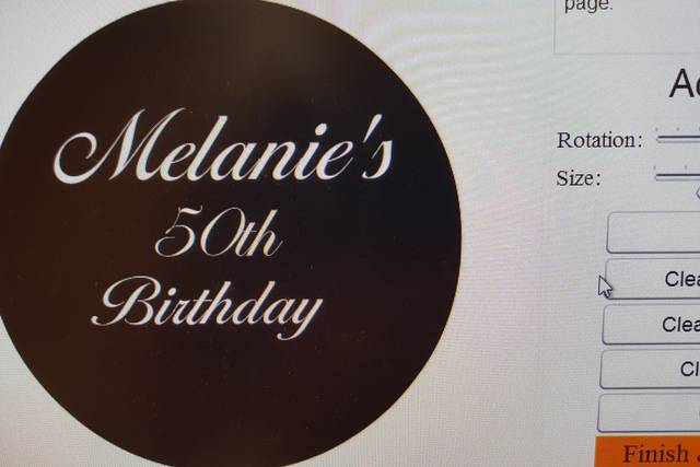 Melanie's birthday
