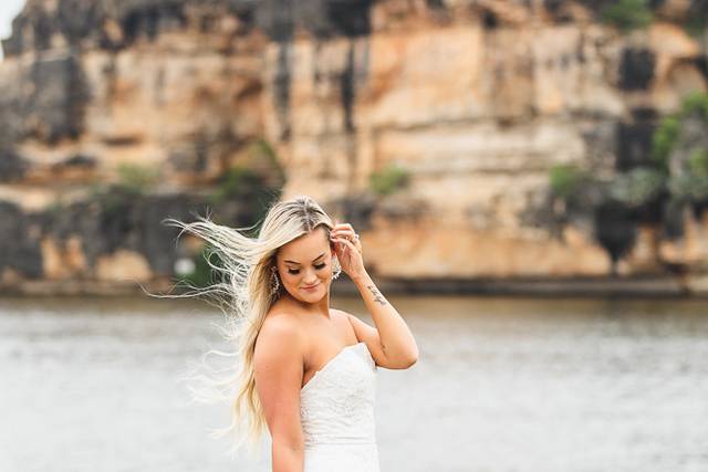 Possum Kingdom Bridal Portrait