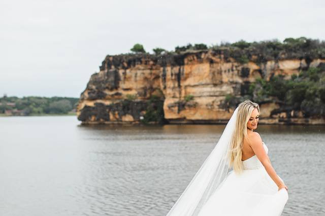Possum Kingdom Bridal Portrait