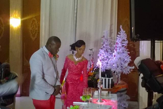 Indoor wedding ceremony