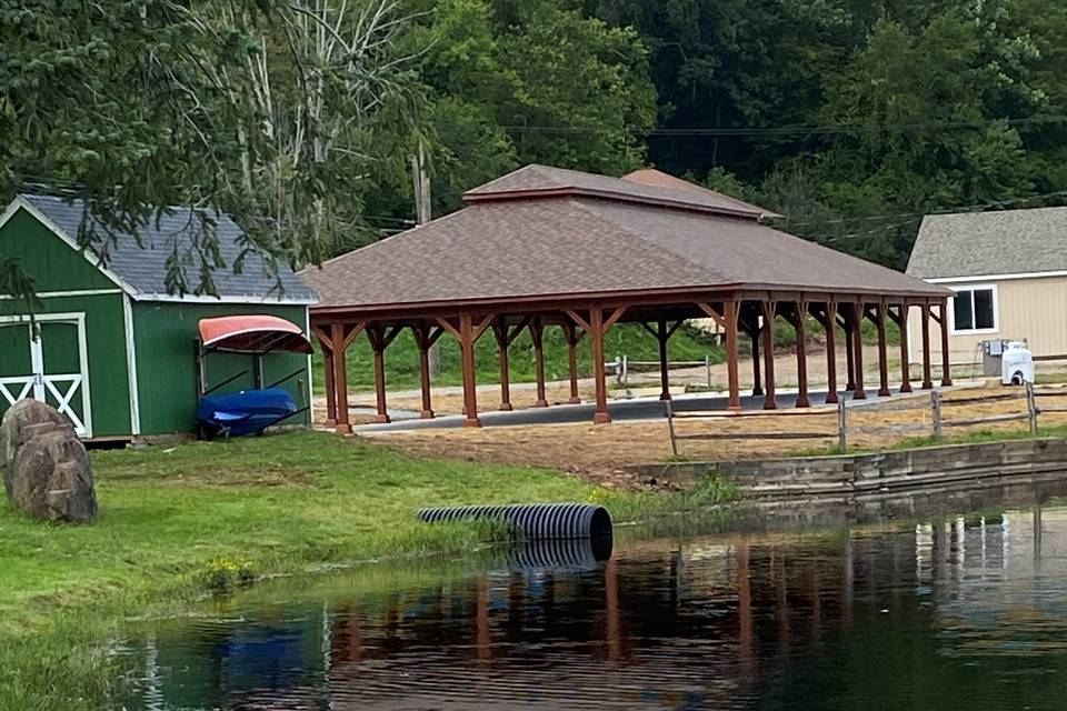 Newly built Pavilion