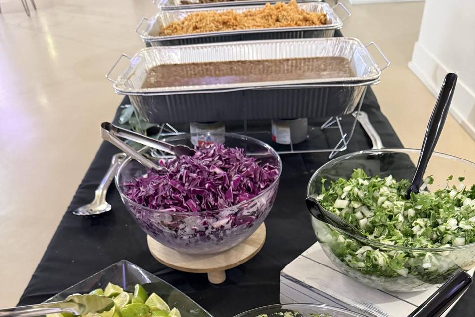 Freshly made salsas