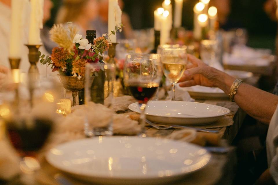 Reception in the vines