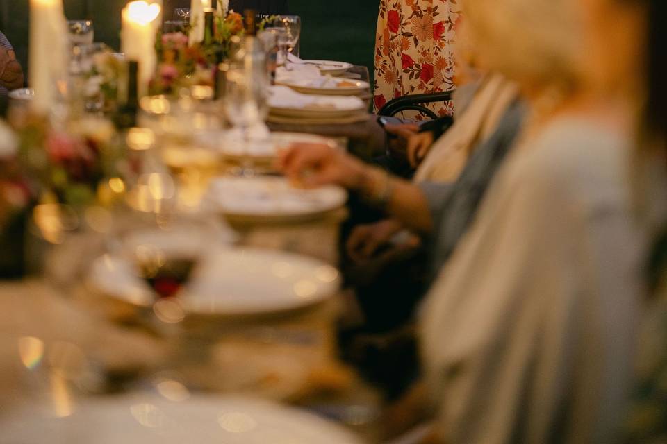 Reception in the vines